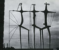 Alex Mylona, Berioshka-Russian dance, 1957, hammered iron, 220 x 200 cm