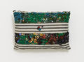 Stephen Antonakos, Untitled Pillow, October 1962, Pillow, buttons, thread, 14 3/4"h x 21 5/8"w x 6 1/2"d, Photography by Jeffrey Sturges