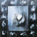 Angelos Antonopoulos, Composition III, 1988, mixed media, 200 x 200 cm