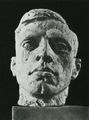 Christos Capralos, The artist Costas Malamos, 1930-34, plaster, 23 x 21 x 26 cm